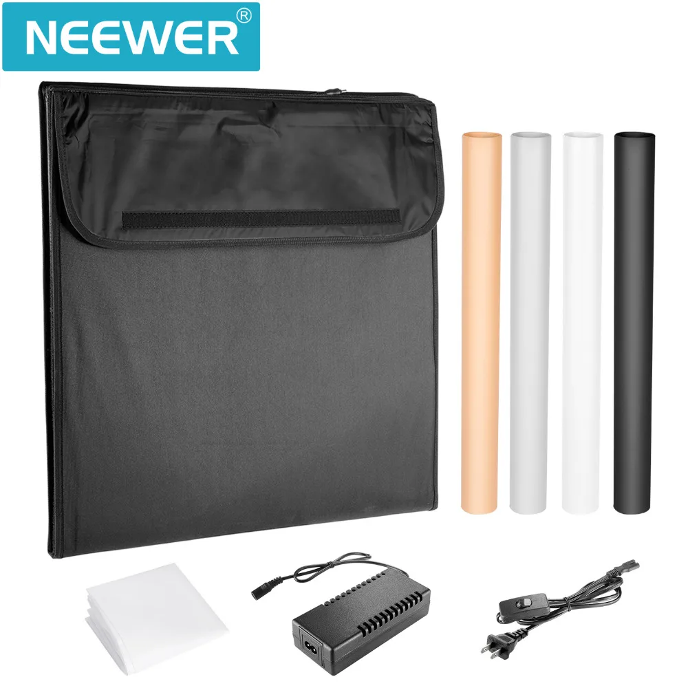 NEEWER Photo offers Studio Light Box, 20” x 20” Shooting Light Tenet