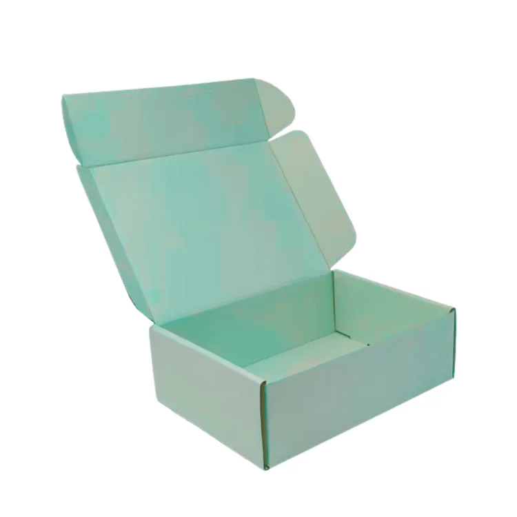 Custom Color Kraft Mailer Box Logo Luxury Ecommerce Packaging Easy Folding Print Corrugated Packaging Mailers Manufactured Paper
