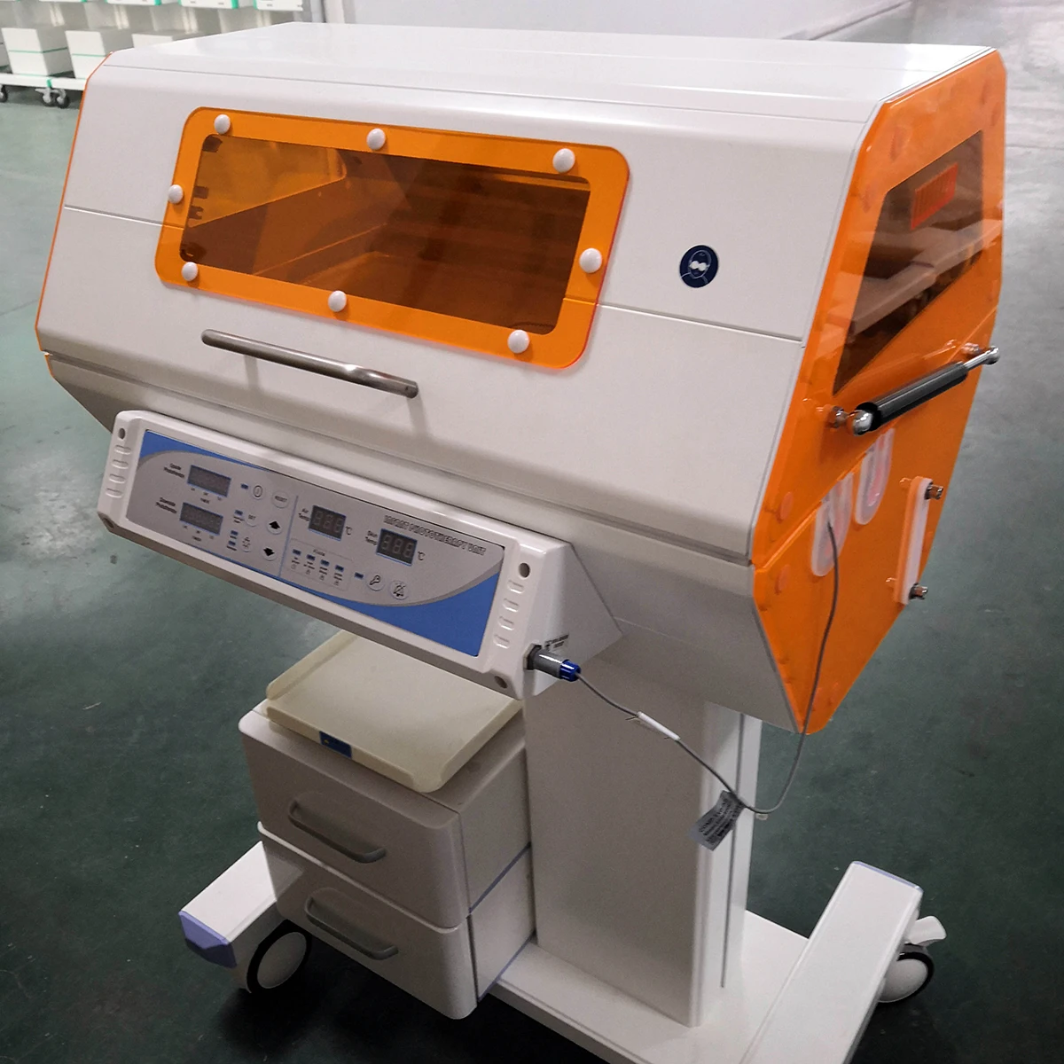 Infant Phototherapy Unit LED Blue Bulb Irradiation With Circle 360 Double Sides