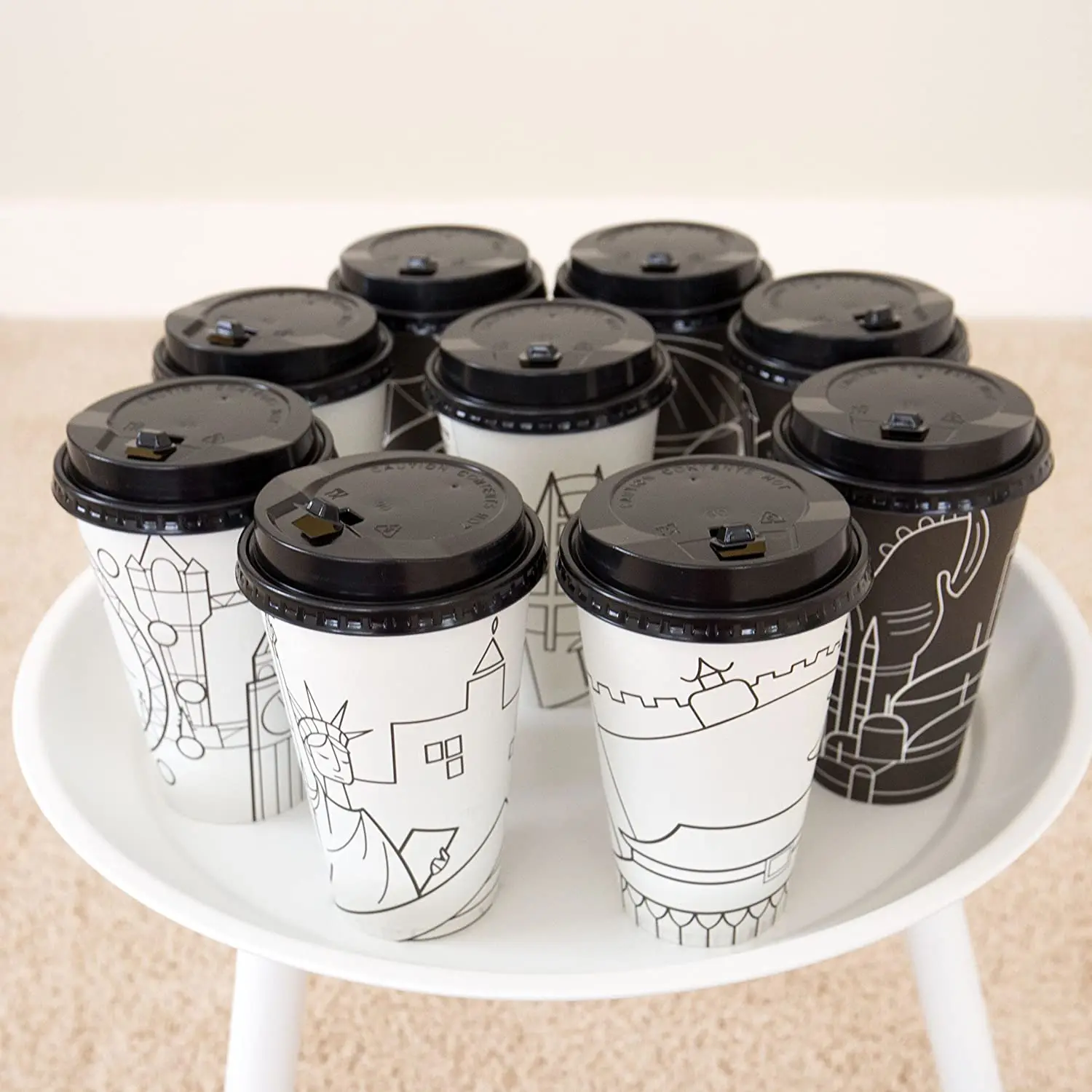 8oz Compostable Double Wall Craft Hot Coffee Cup - China Compostable Cup  and Paper Cup price