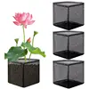 สี่เหลี่ยมสีดำ 18*18*17ซม. 4ชิ้น