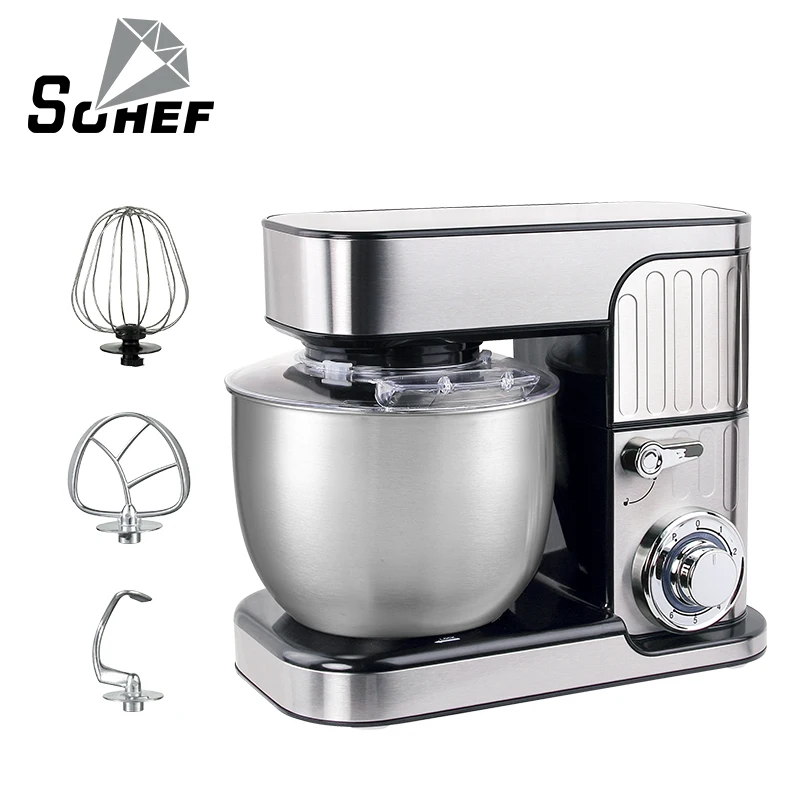 Buy Wholesale China 7l 1500w Cake Silvercrest Kitchen Aid Classic Stand  Mixer With Dough Hook,wire Whip & Beater & Bread Cake Food Mixer at USD  202.85