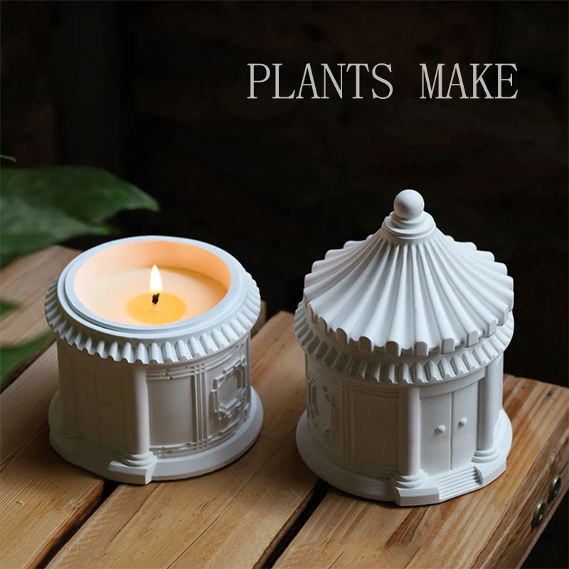 Wholesale Custom Modern Luxury White Gypsum Aroma Candles Cup With ...