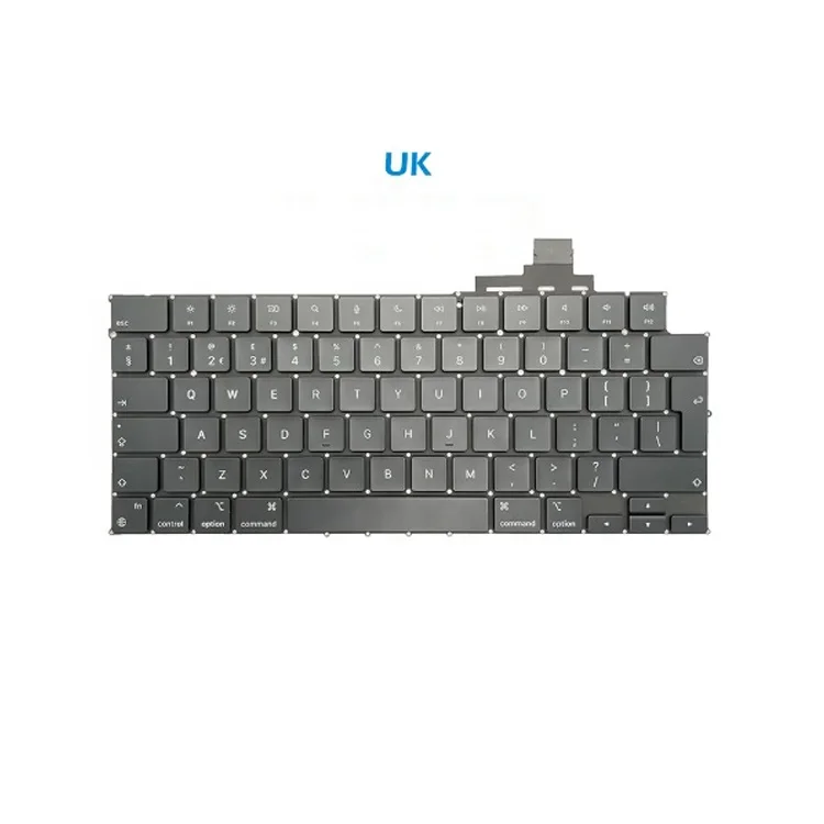 HK-HHT Replacement Laptop Spare Parts Internal US Keyboards for A2681 Laptop