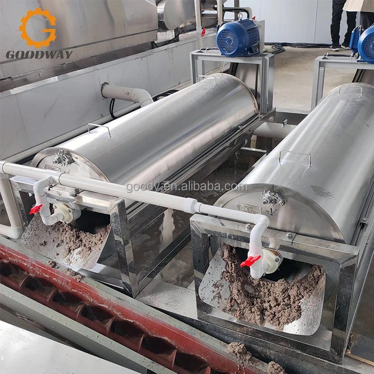 Goodway Complete Tapioca Starch Production Line Cassava Starch Processing Machine