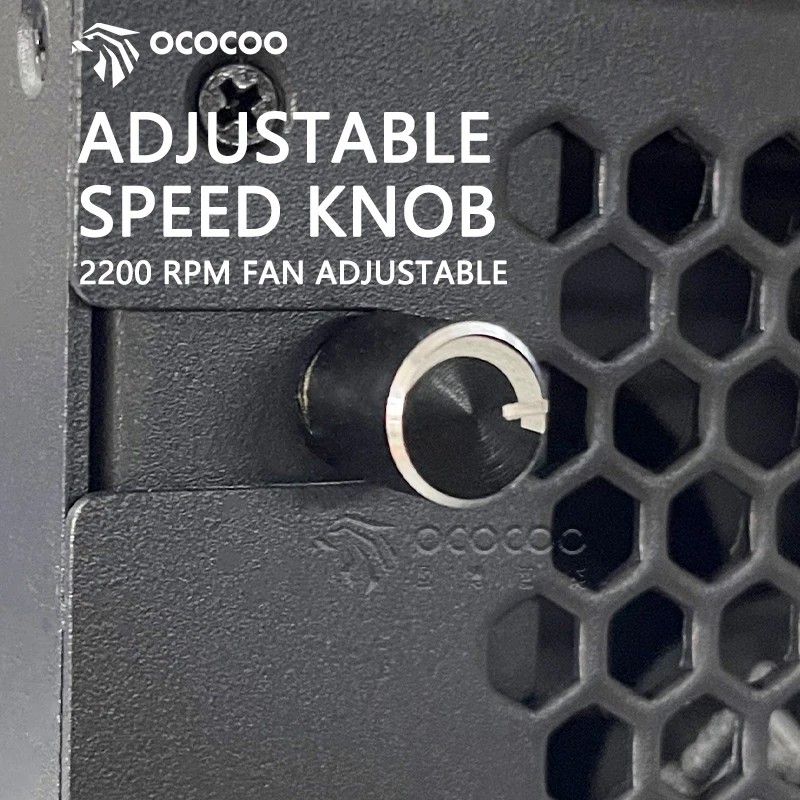 OCOCOO QC01-240 All-In-One Laptop Water Cooling System External Cooling ITx Graphics Card CPU Pump Exhaust Fan Computer Cases