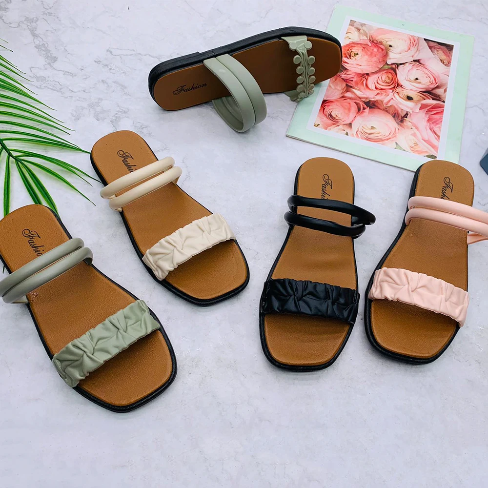 Factory Ladies Sandals New Design Latest Anti-slippery Chappal Sandal Slide Slipper for Girls