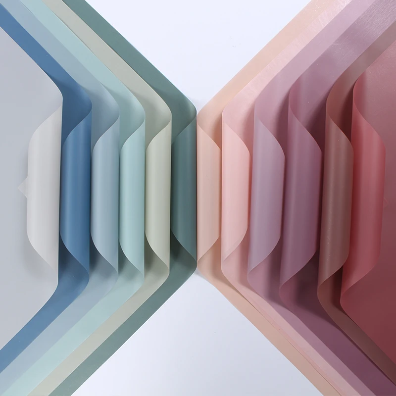 2019 матовая винтажная цветная Корейская упаковочная бумага с букетом свежих цветов