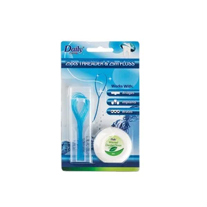 Daily Care Good Quality Orthodontic Use Floss Threader Combination 50M Dental Nylon Threader Floss for Embrace Clean
