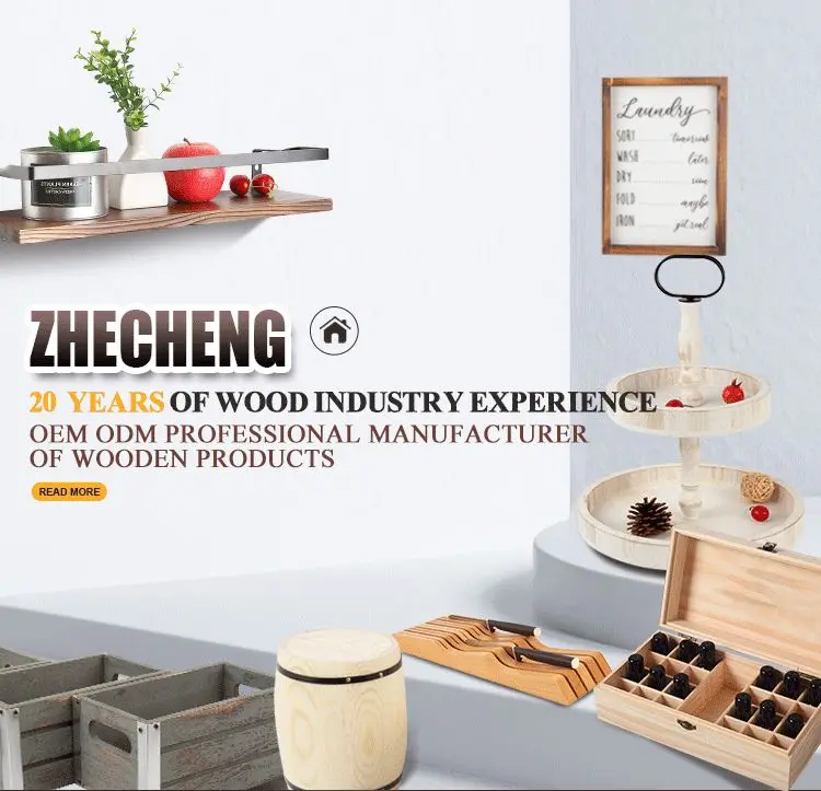 Custom Logo Size Unfinished Pine Wood Gift Packaging Box Wooden Slide