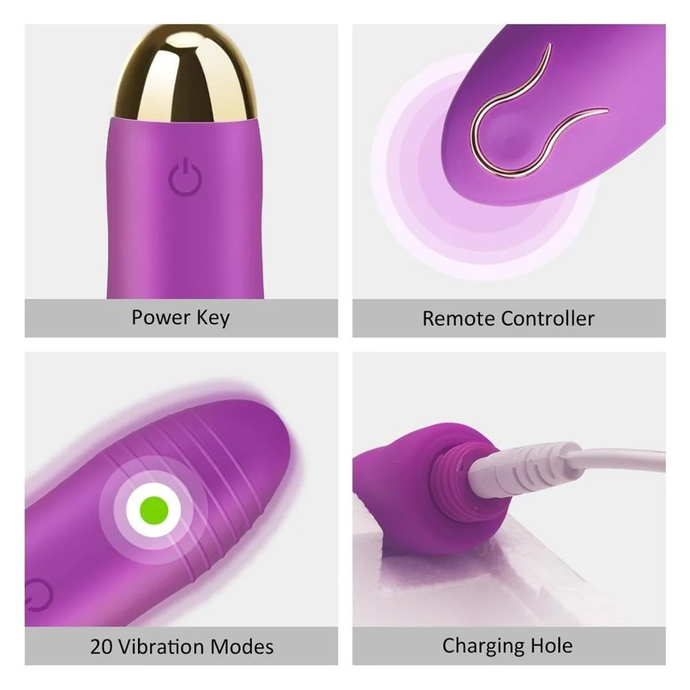 OMT Vibrating Egg - 20 Frequencies USB Charging Remote Control OMT Vibrating Egg - 20 Frequencies USB Charging Remote Control