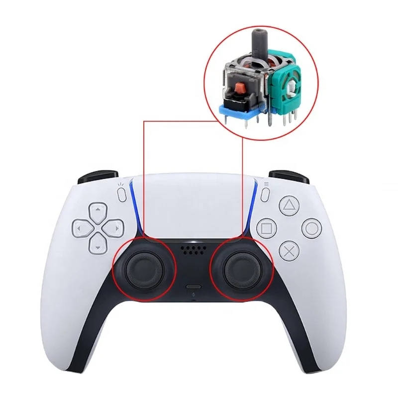 Replacement 3D Rocker Analog Joystick Sensor Module Potentiometer for Ps4 /pro Slim Xbox One S/x Controller Repair Parts