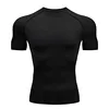 Pure black short sleeve