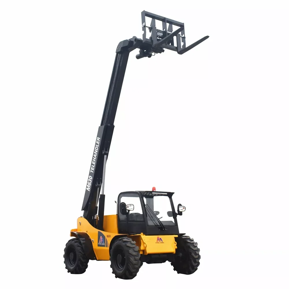 Factory Electric Telescopic Forklift Telehandler With Forks and Buckets ...
