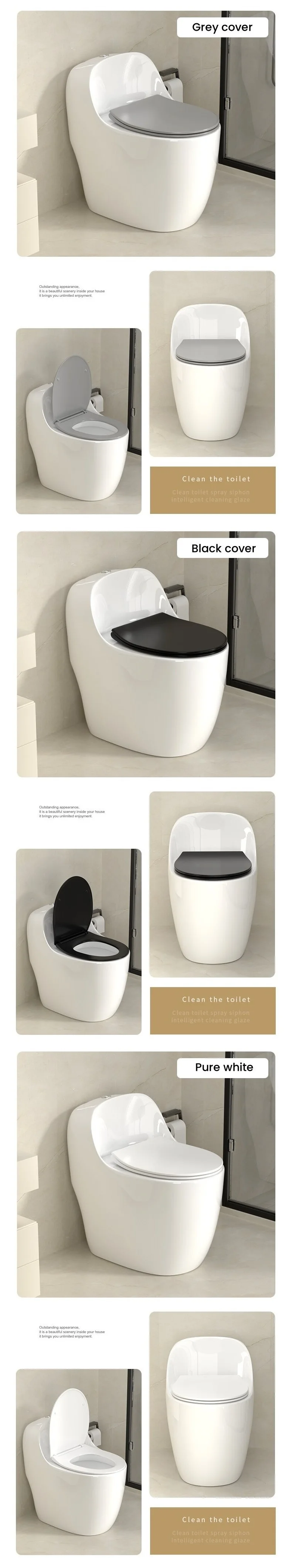 product new design ceramic bathroom wc toilet floor dual flush one piece toilet-63