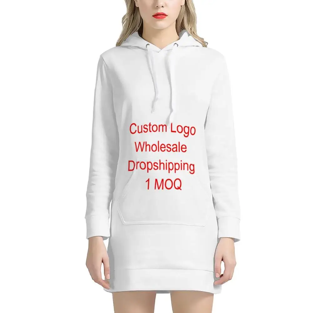 Casual Dresses Hoodie Dress 