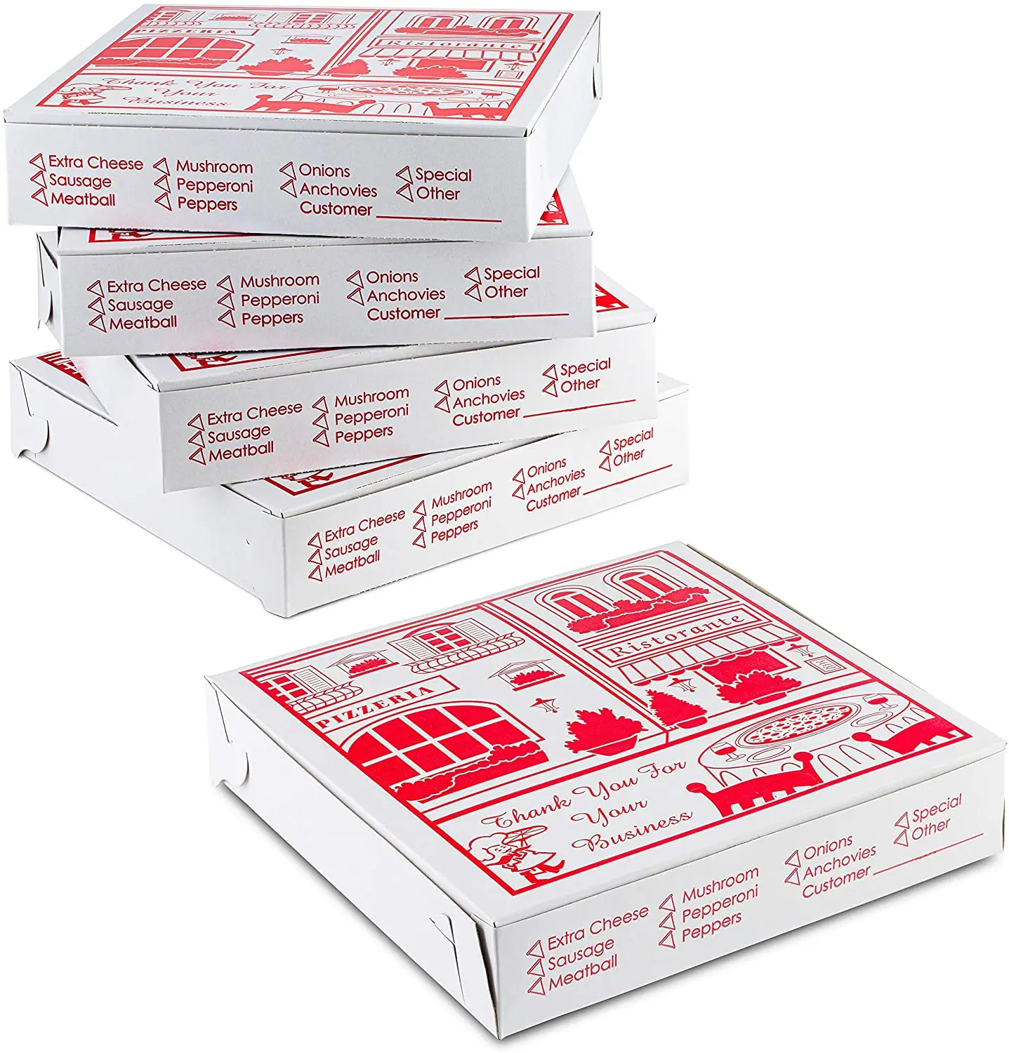 Wholesale Various Sizes Custom Cheap Pizza Box With Logo Pizza Packing