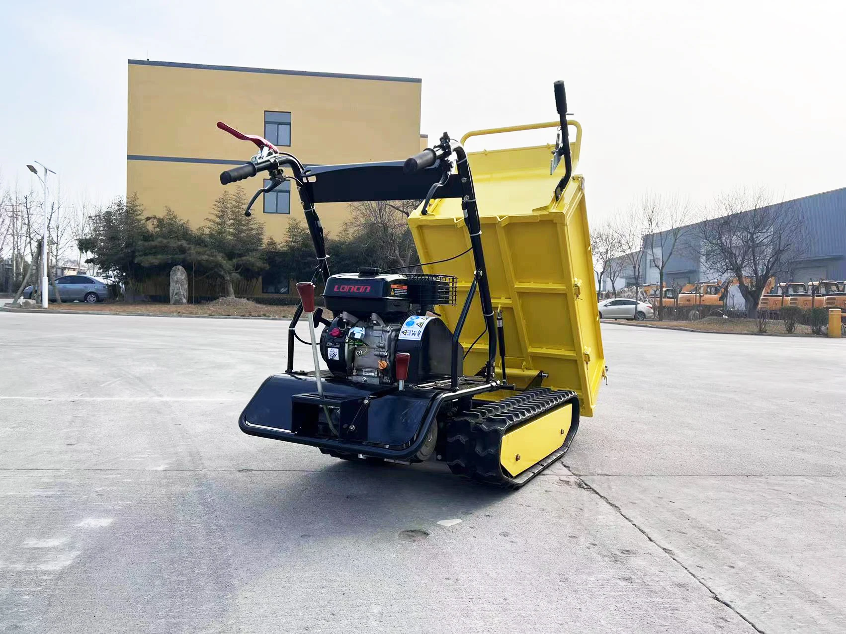 Electric Mini Pickup Truck With Dump Bed Small Fourwheel Drive Dump Truck Large Load Unloading