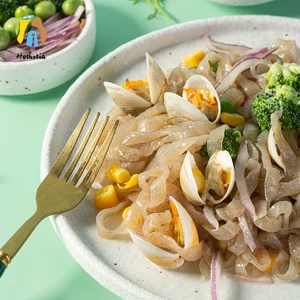 Hethstia Natural Healthy Food Gluten-free Sugar-free Custom Seaweed Taste  Konjac Fettuccine