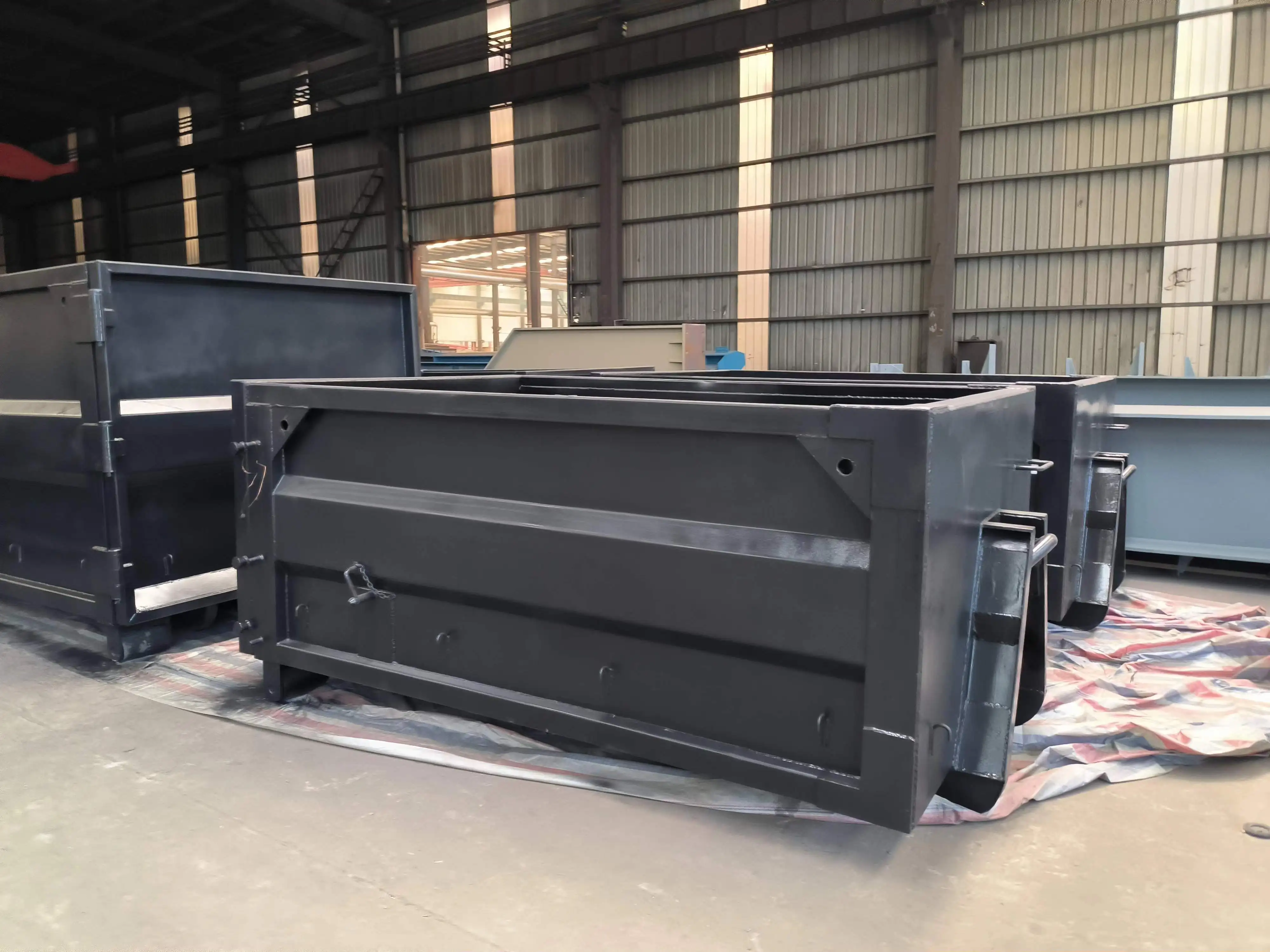 Heavy Duty Industrial Recycling Waste Bin Roll On Roll Off Skip Bins