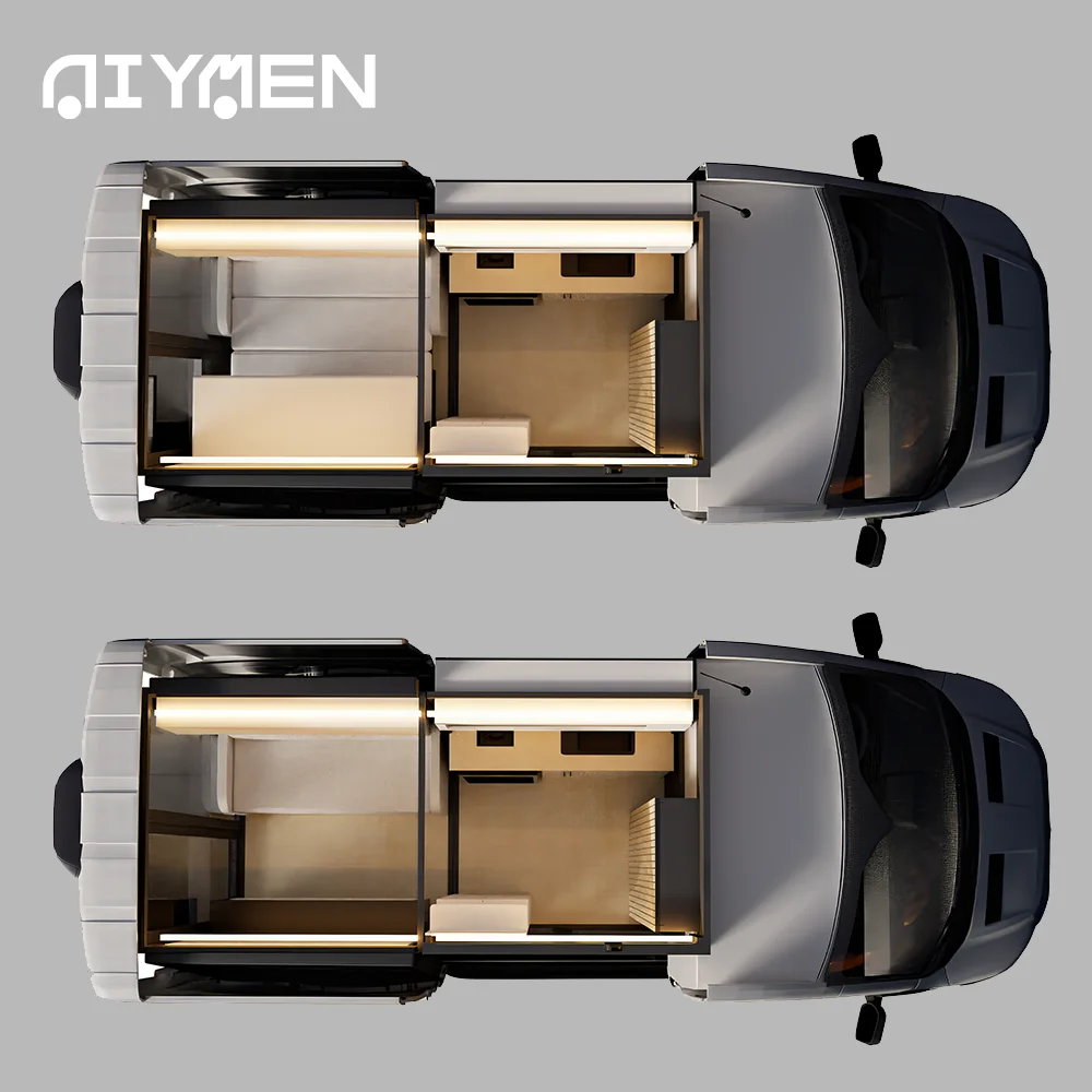 Slide on Camper Flat Bed Australia Light Weight Australian Standard Aluminium 4x4 Van House Interior Conversion