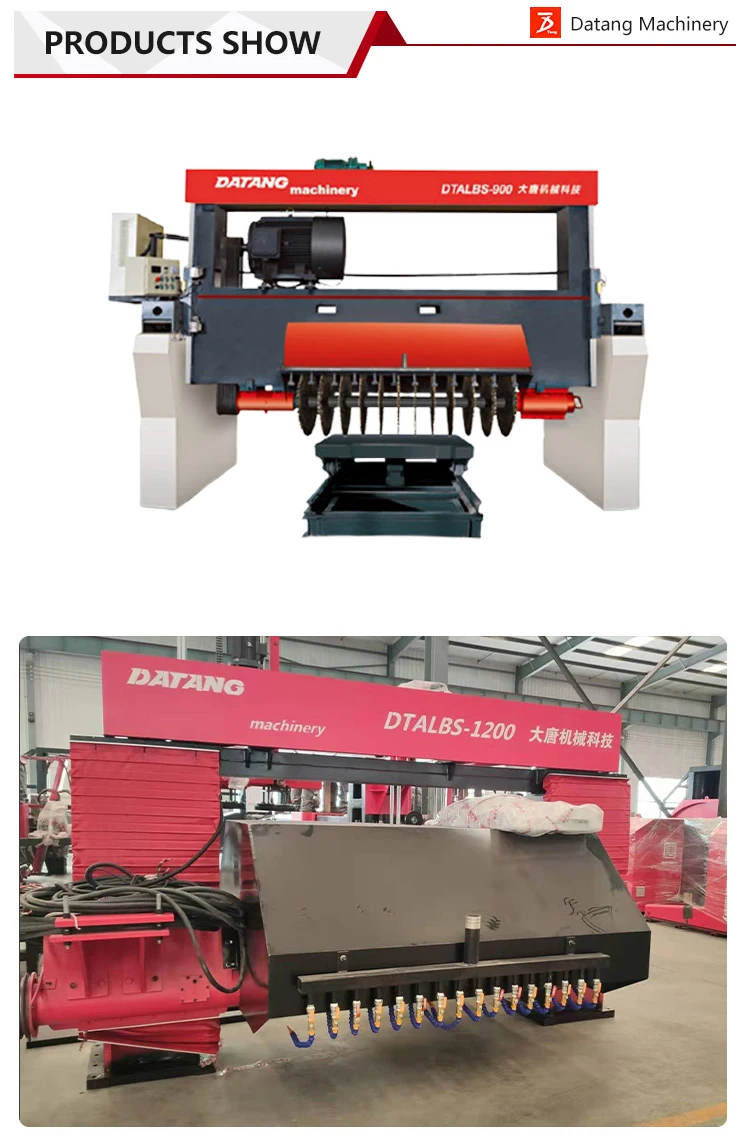 Multi Blade Bridge Type Granite Curb Stone Cutting Saw Machine