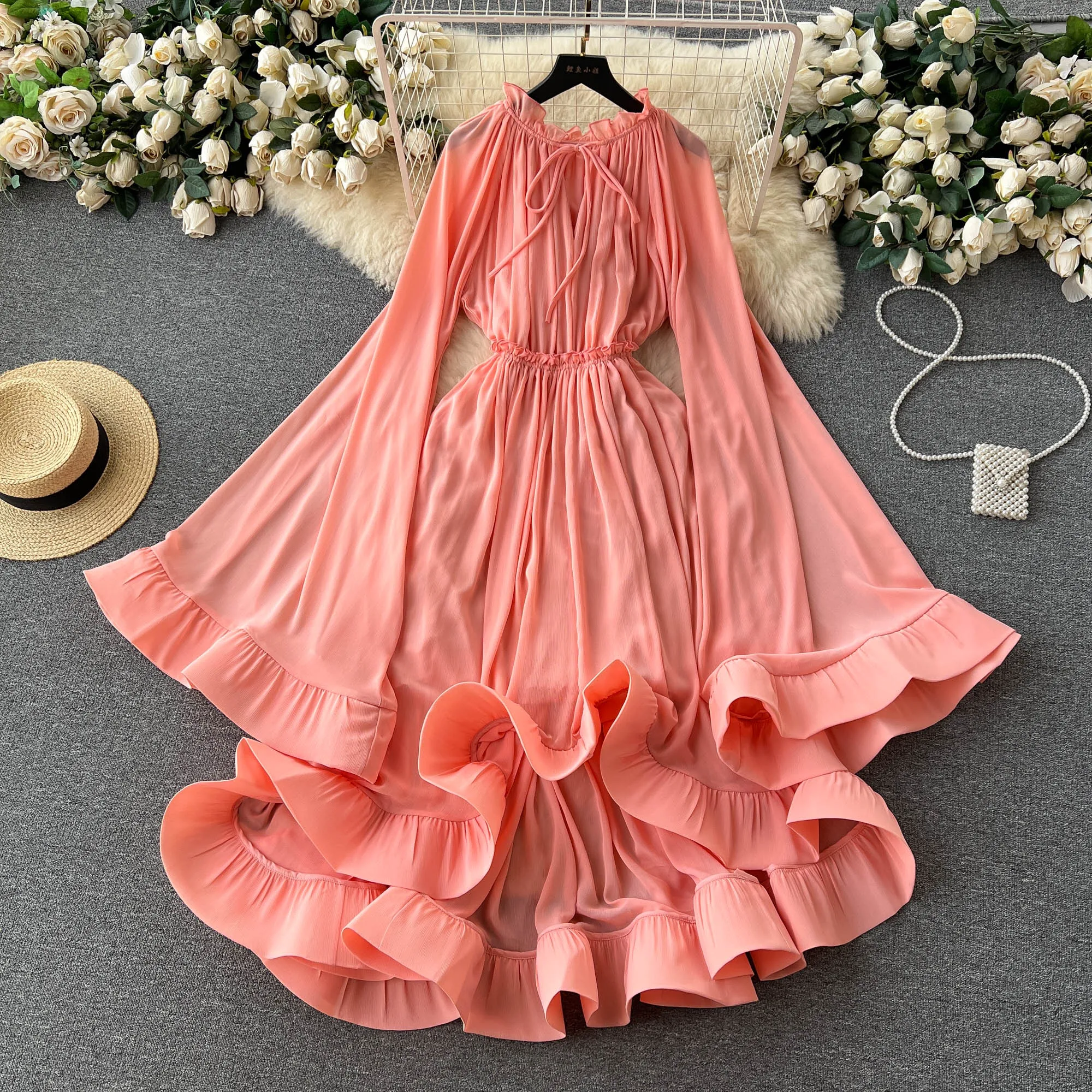 open lace back dress Women's Arlette Peplum Cape Shoulder Lace Top S/M/L/Customize Ivory White Mean Blvd Ivory White / S main image 0