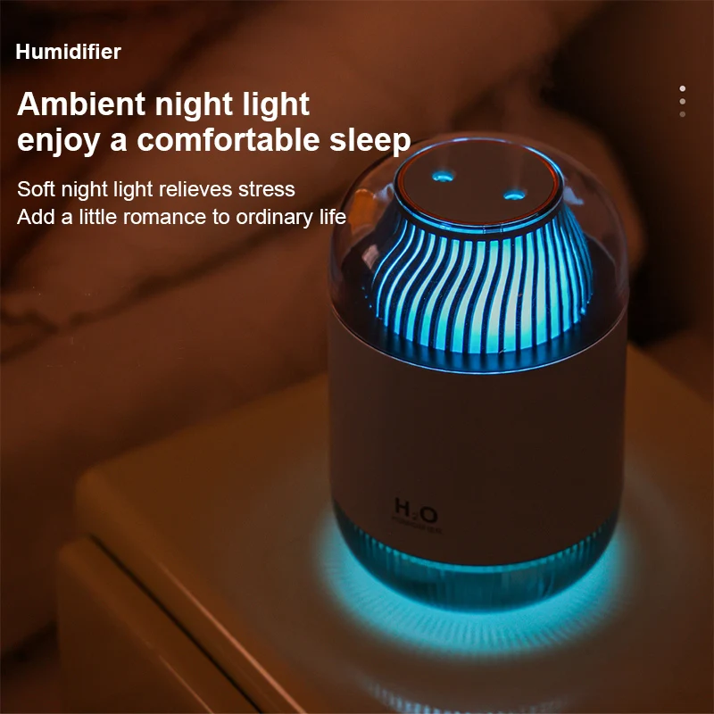 Household 1000ml Mini Humidifier USB Charging Cold Mist Evaporator Personal Space Air Humidifier Diffuser