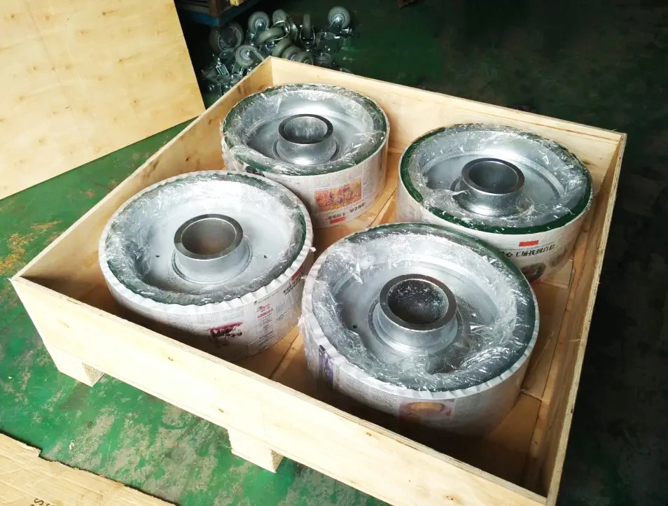 Crane Cable Trolley Wheels;cable Hoist Wheel;hoist Casting Wheels - Buy ...