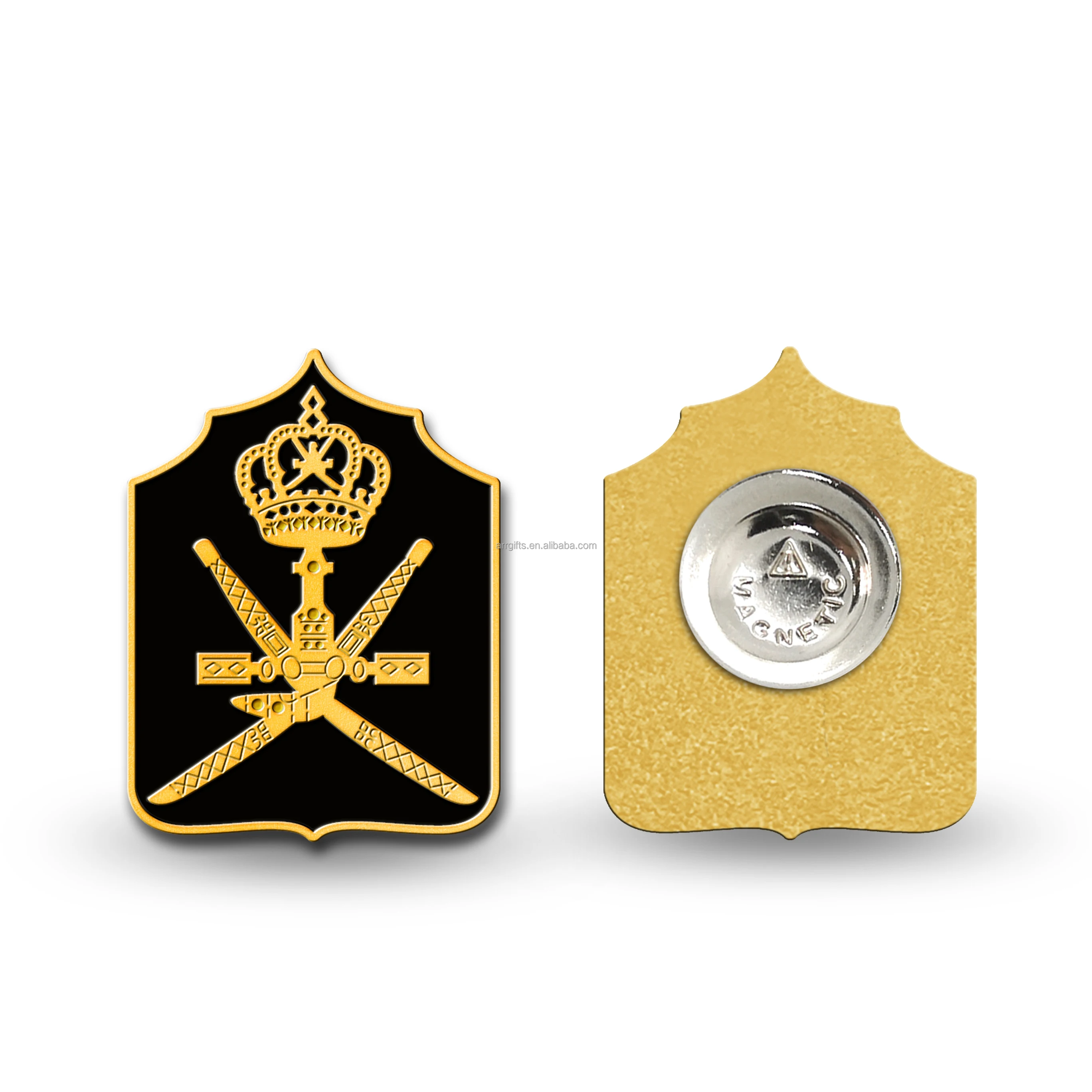 Spilla Bandiera Emirati Arabi Uniti - Smaltata Con Resina, 2.4x1.7cm, Chiusura A Bottone - Foto 4