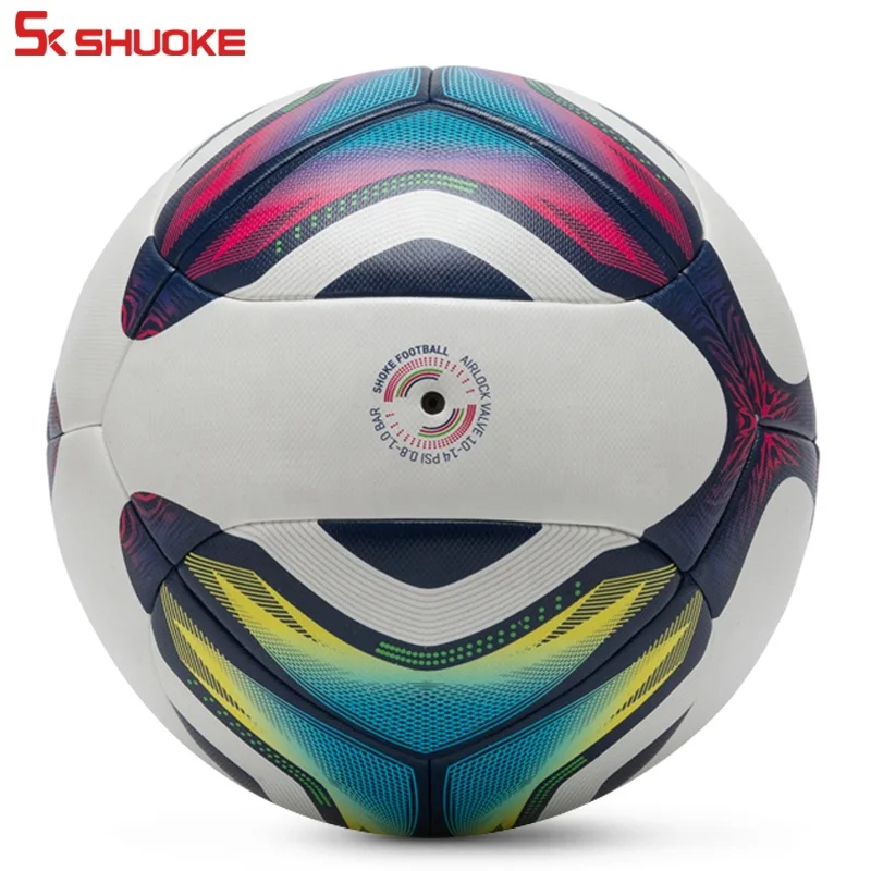 
 Новые Высокое качество цвет печати бесшовный стык футбол и футбольный мяч  