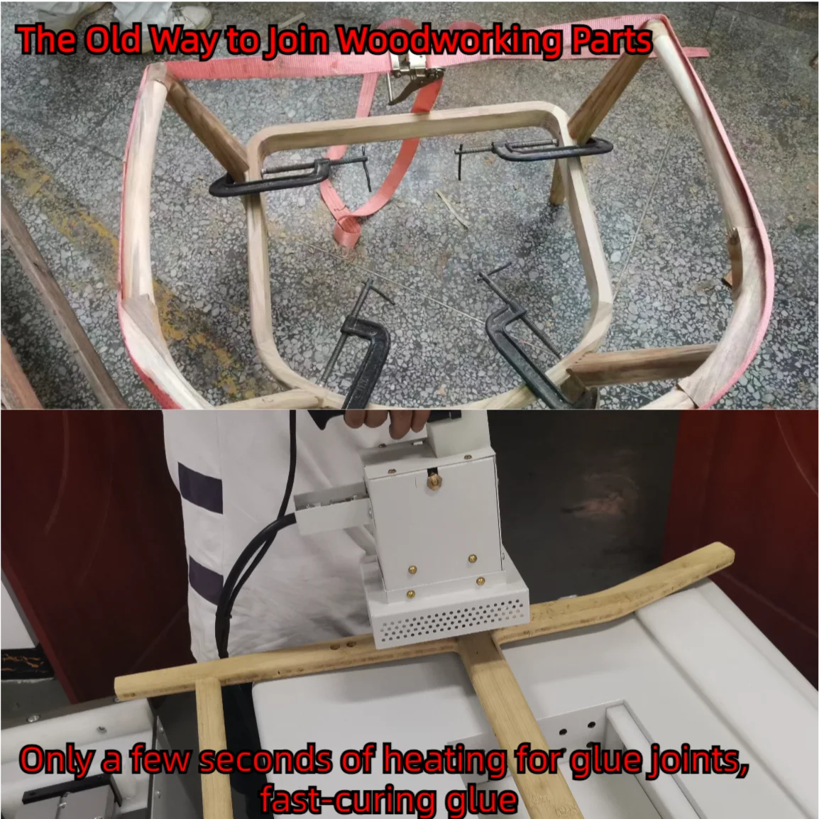 JYC Woodworking DIY Tool Fast Cure Glue Joint High Frequency Wood Welder