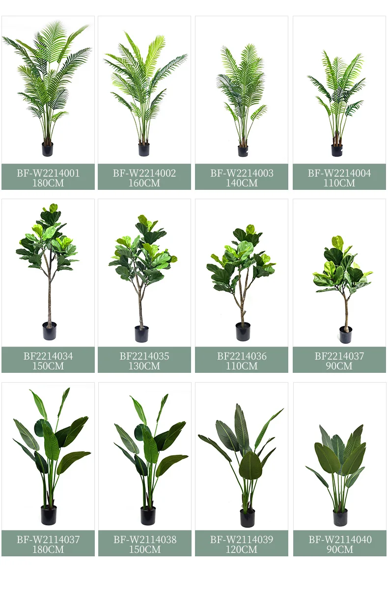 Wholesale Artificial Areca Palm Tree Plants Indoor And Outdoor Garden