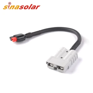 50A 600V Customized Copper Battery Cable Construction Solar Systems SB50 Plug Winch Power Extension Cable for Solar Power