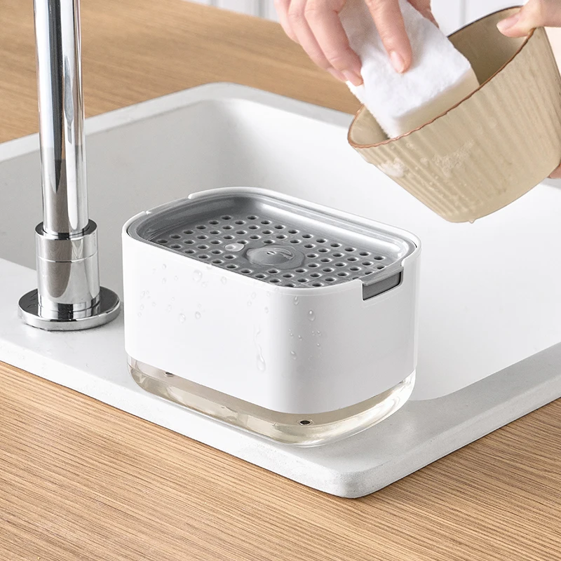 Self Clean Creative Kitchen Dish Soap Automatic Doser Press, Box