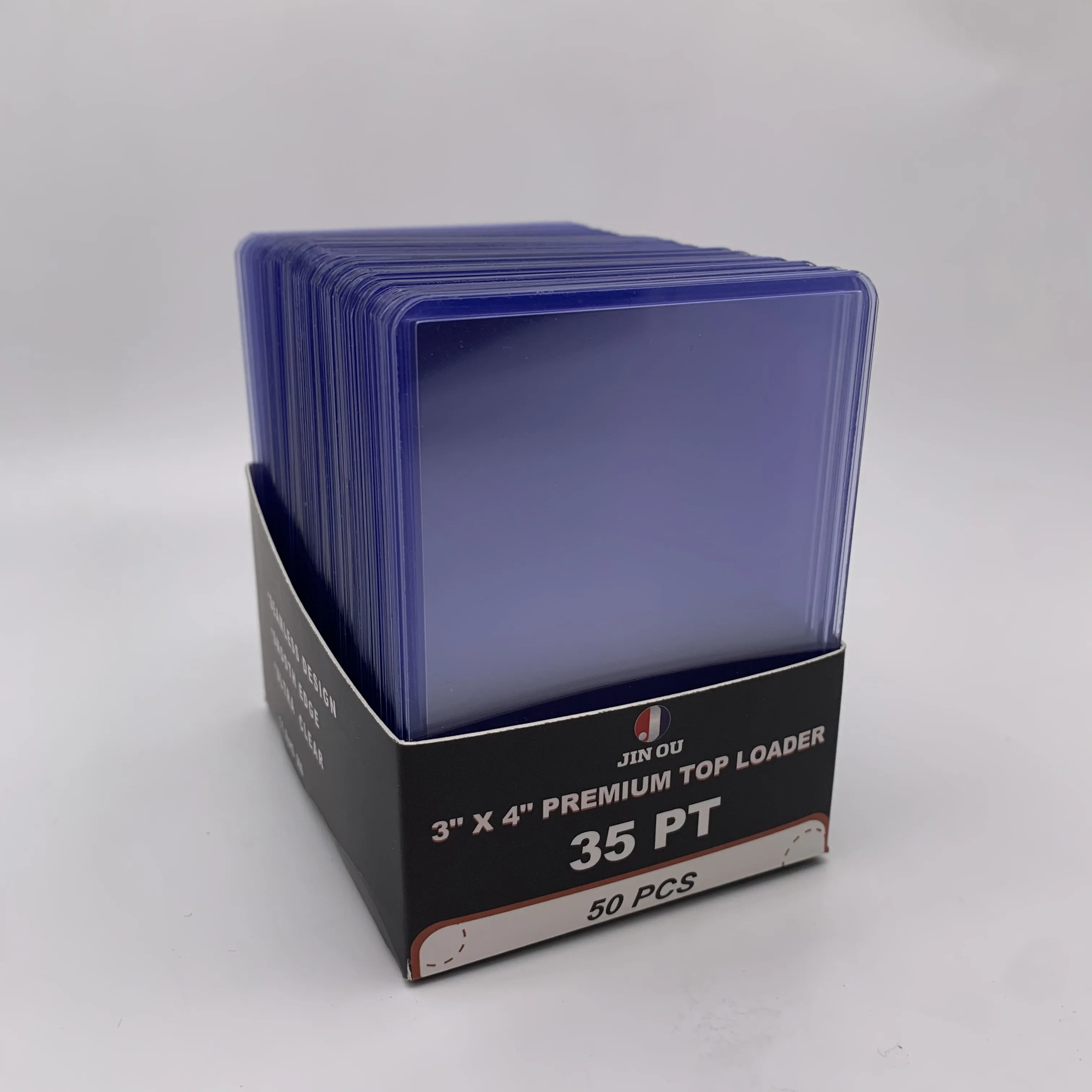 Platinum seamless quality 35pt toploader for sport card 50count per pack JO-K-501