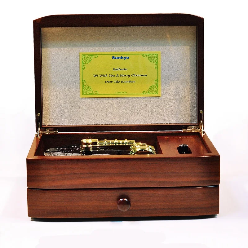 音楽寅 BOX Sankyo-22-Tone-Retro-Turntable