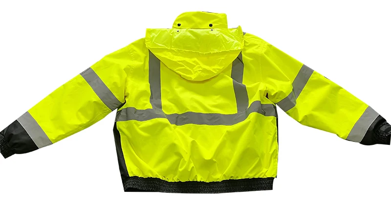 Wholesale Hoodie Workwear 3in1 jacket Tape Fleece-Lined Jacket Reflective Safety Clothing Work Clothes