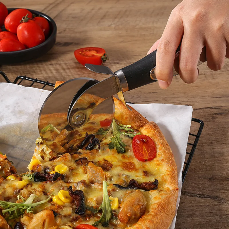 High Quality Custom Logo Stainless Steel Pizza Knife Professional Pizza