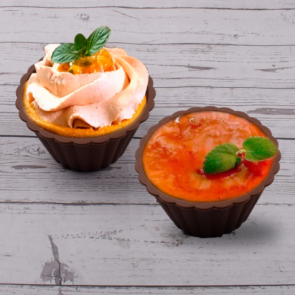 Portable Anti-Fall Silicone Snack Bowl High Temperature Resistant Cake Tools for Outdoor Children's Food Hot Melt Wax Mold details