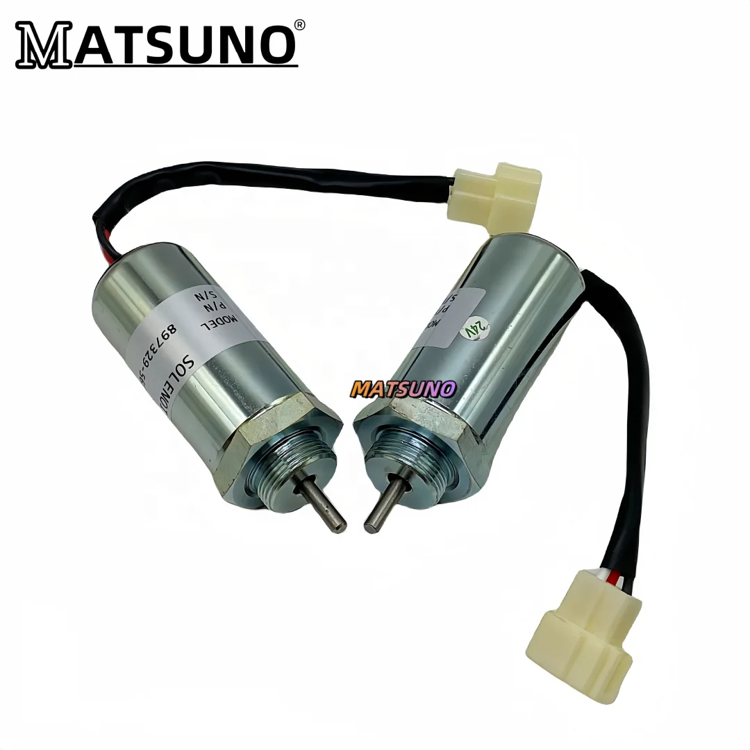 Hitachi Ex55/60 Stop Solenoid Valve 897329-5680 | Oem Excavator Parts