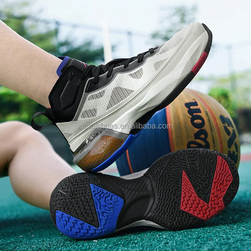 Wholesale High Quality Lightweight Mesh Basketball Shoes Men's Running