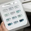 12 colori Occhio di Gatto Smaltato Deep Sea
