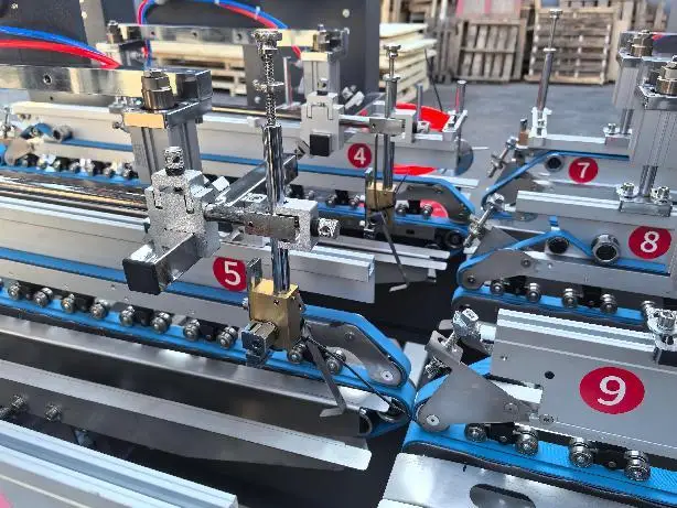 ZH-1450XAG Basic Module Automatic Crash Lock Bottom Paper Box Folder Gluer Machine 9