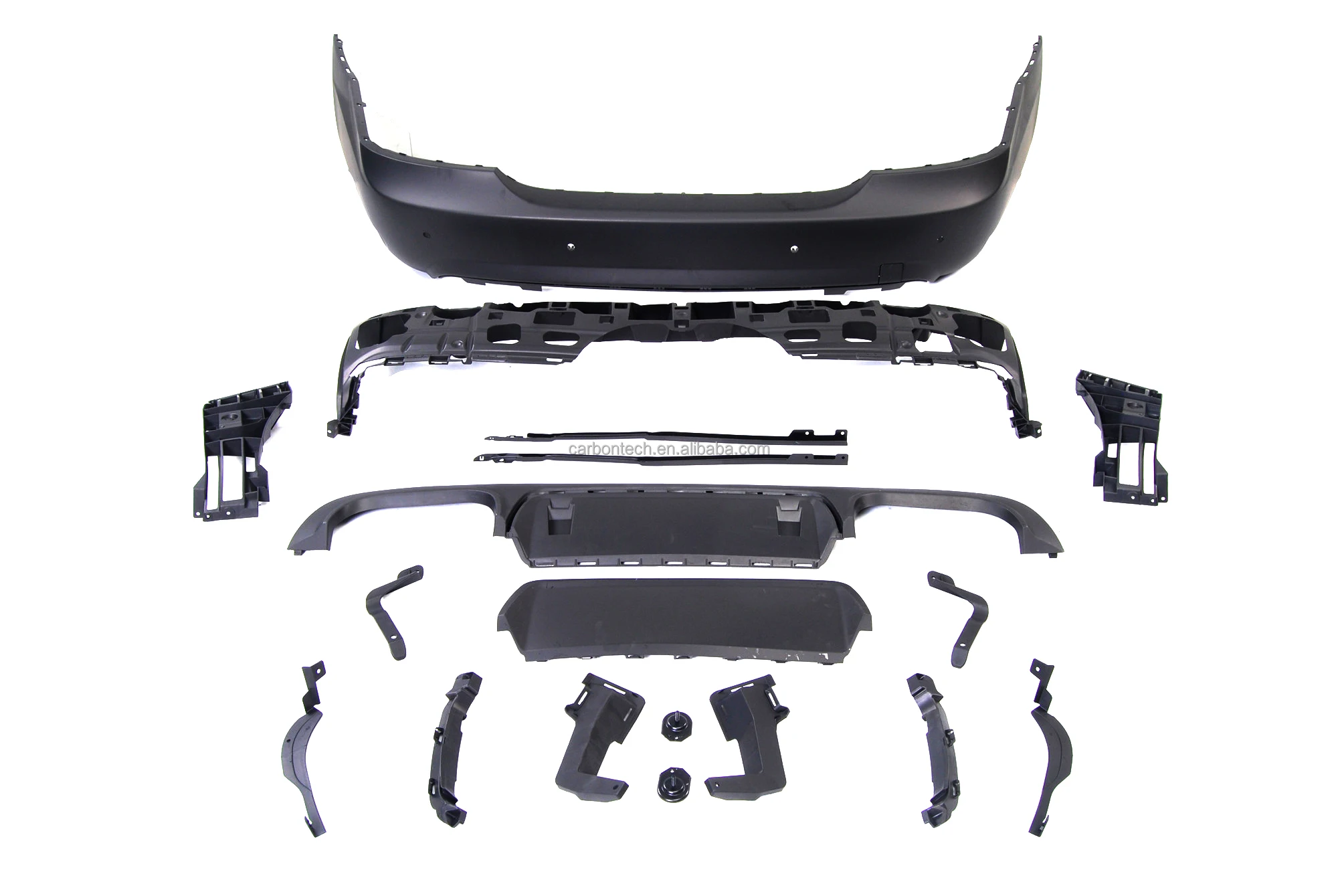 S Class W221 S63 Style Bodykits For W211 Car Bumper Side Skirt Exhaust