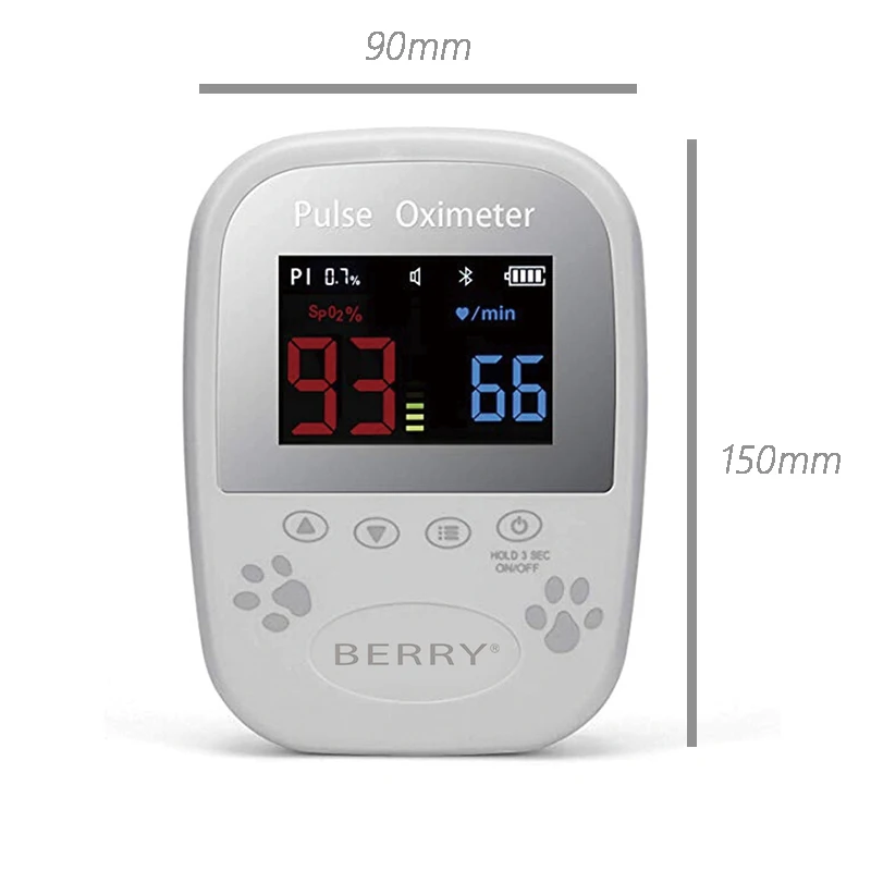 Berry Vet Veterinary Handheld Pulse Oximeter For Dog Cat Horse