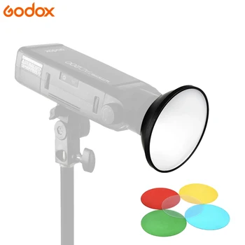 Godox AD-M Standard Reflector Beauty Dish With 5 Color Filters Soft Diffuser for Godox Ad200 AD200PRO Ad360ii Camera Flashes