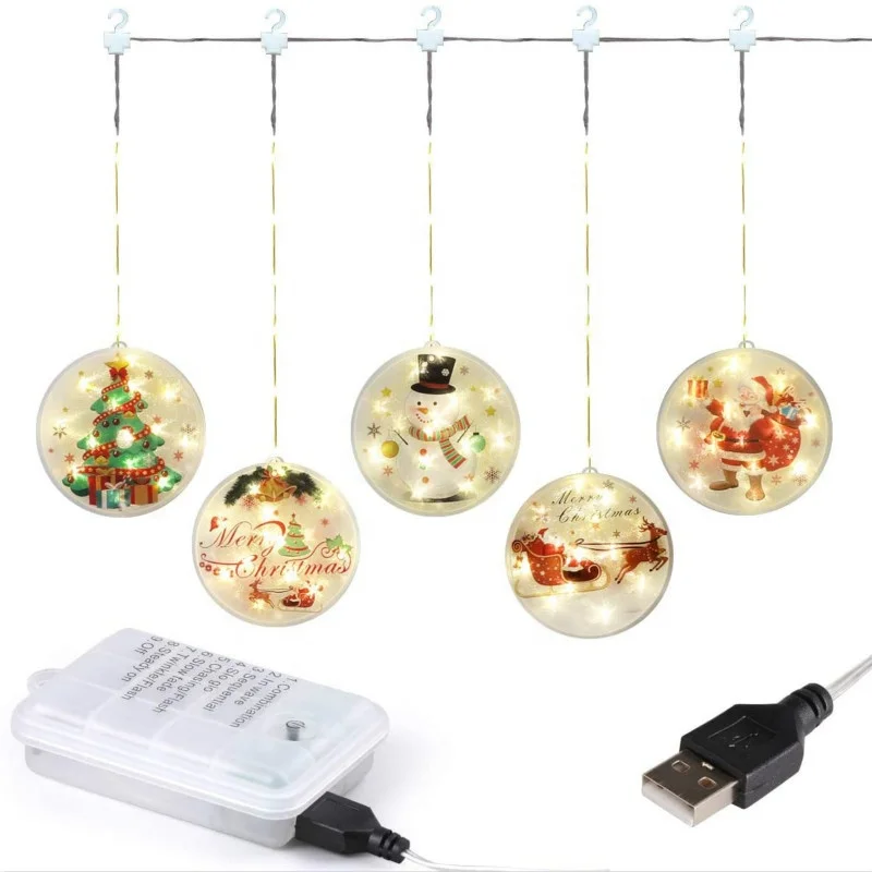 8 Flash Modes LED Christmas Decorations Indoor and Outdoor Party String Lights for Holiday Lighting Christmas String Lights