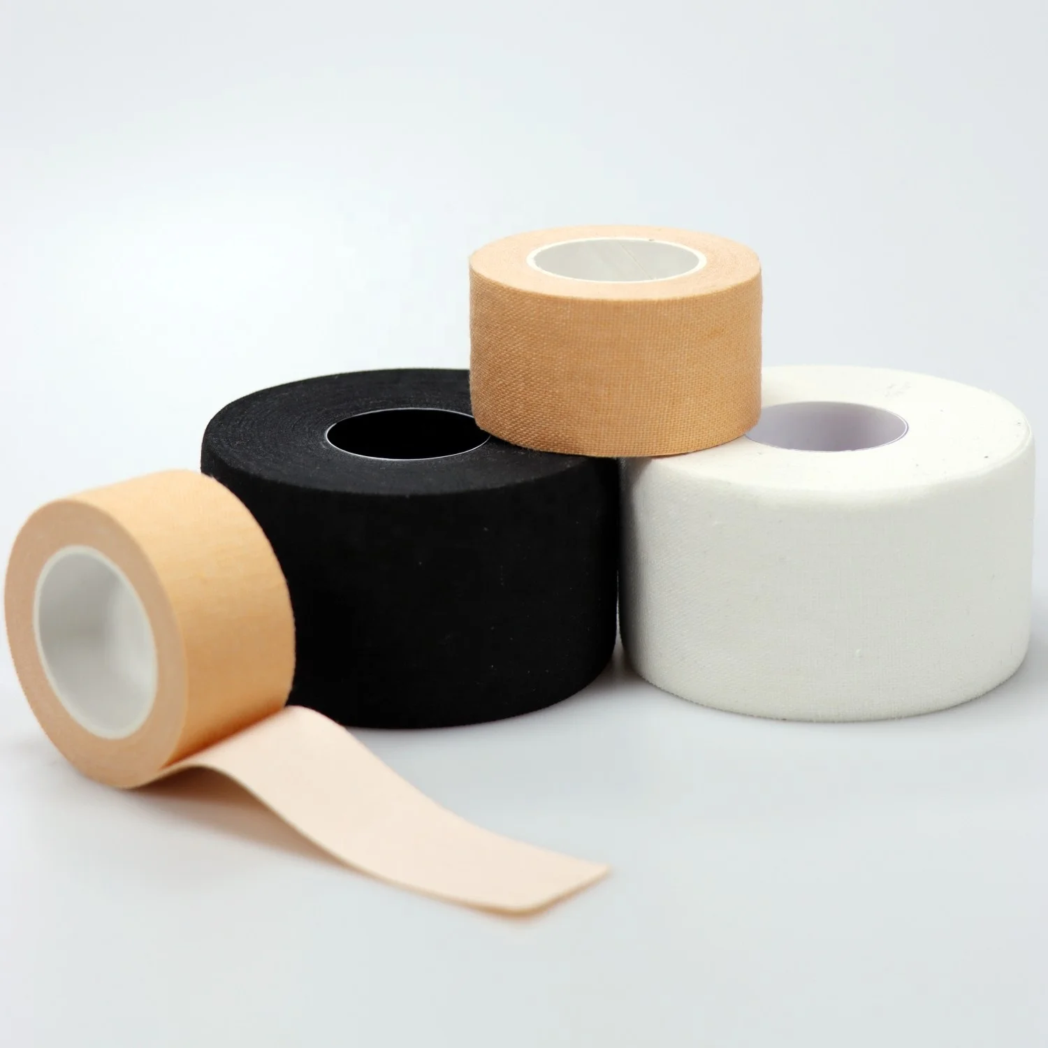 Bulk Athletic Sports Zinc Oxide Tape Zigzag Design Cotton Highly