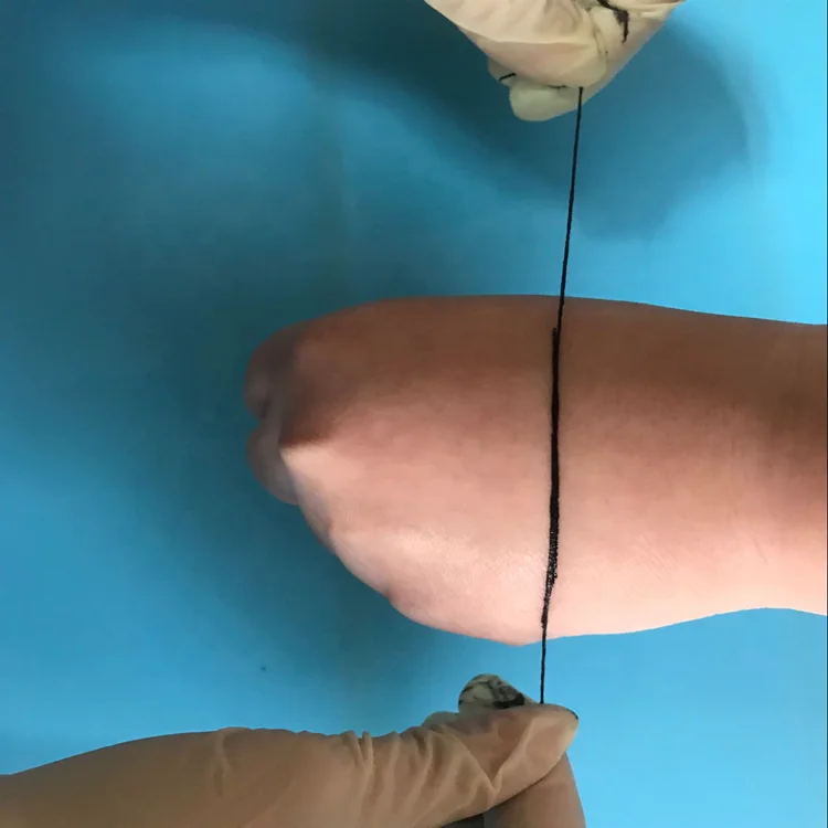 10M 20M Pre Inked Microblading Using Gold Red White Black Eyebrow Mapping String Thread